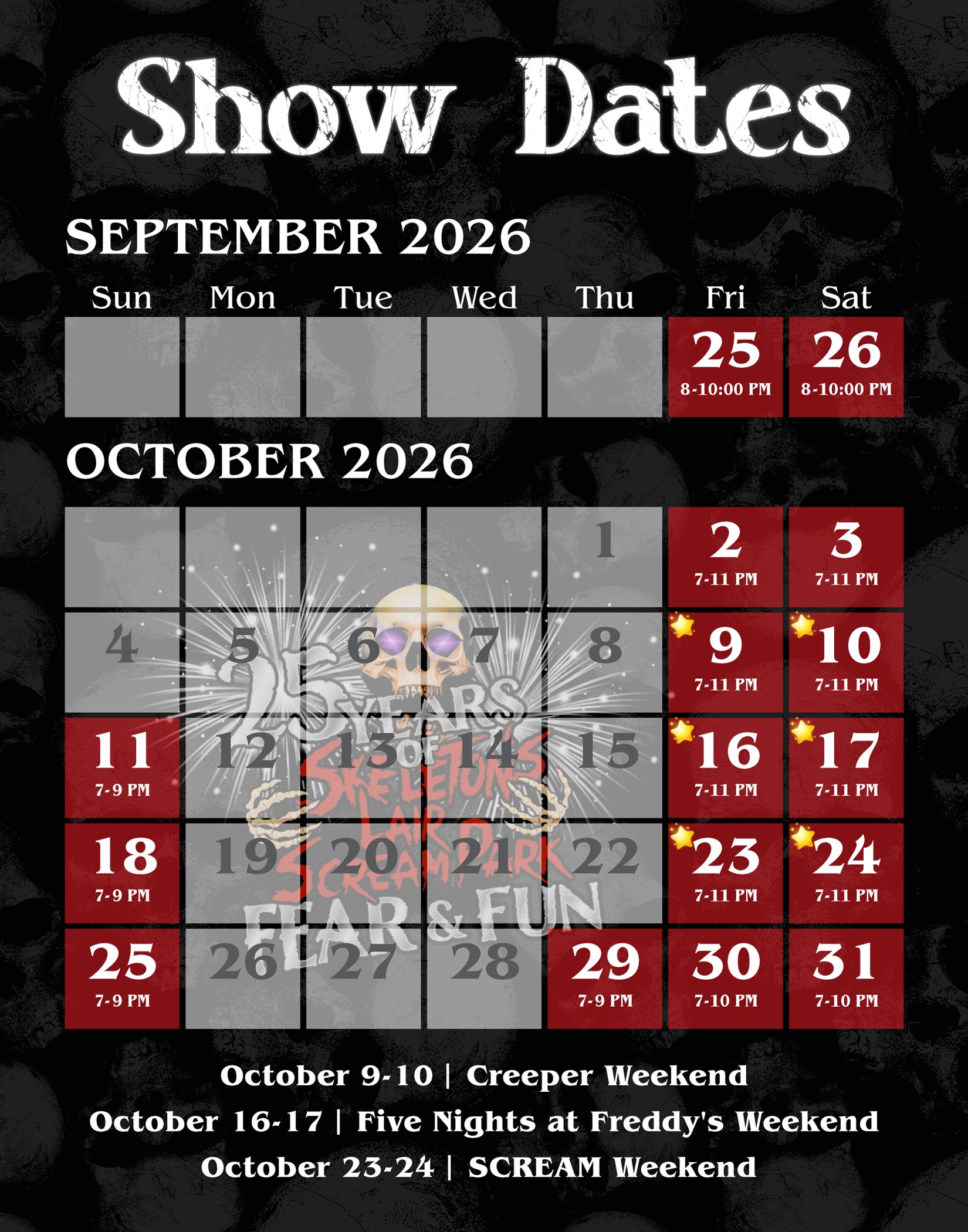 Skeleton's-Lair-Scream-Park-2026-Calander